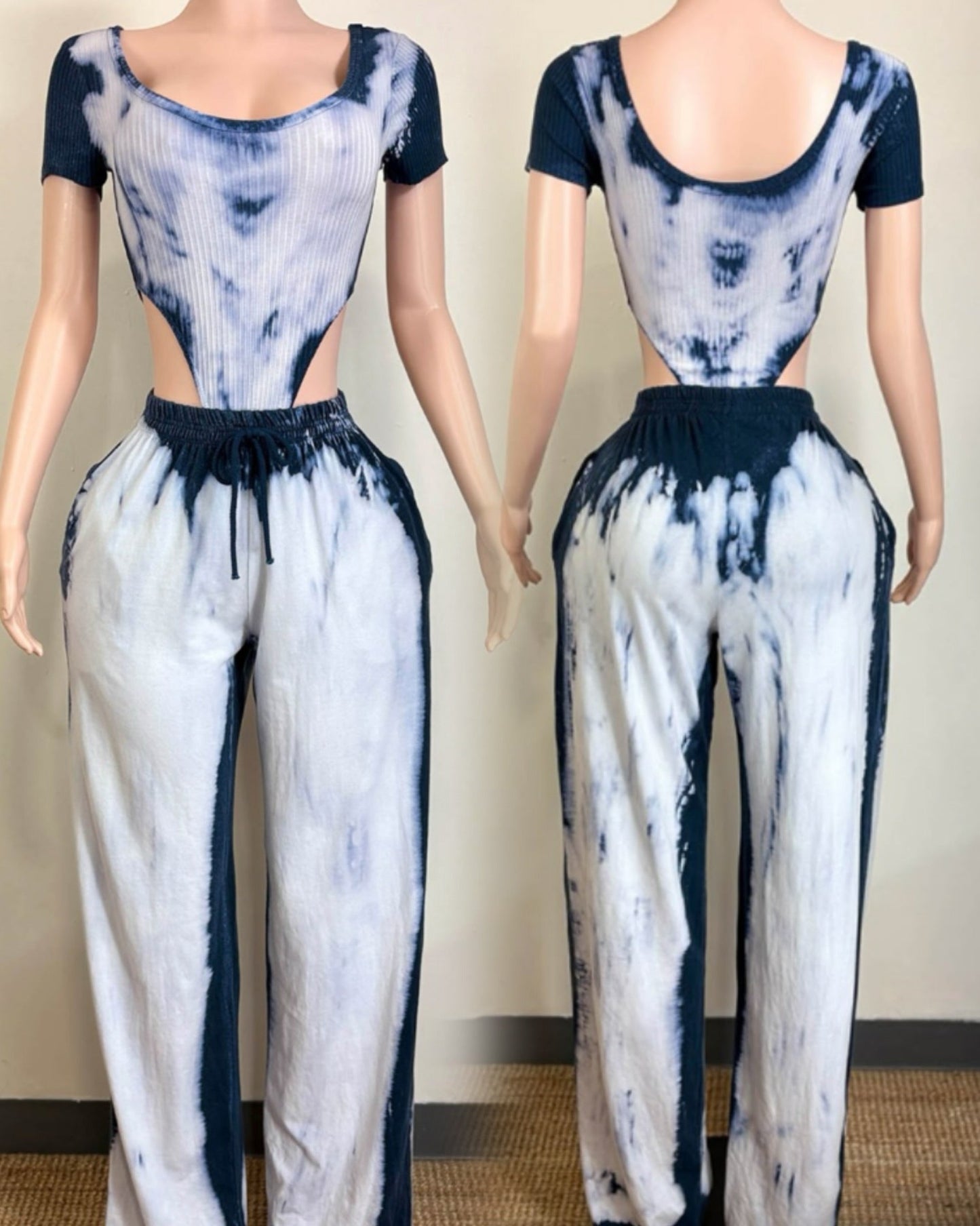 Bleached Mineral Set Blue