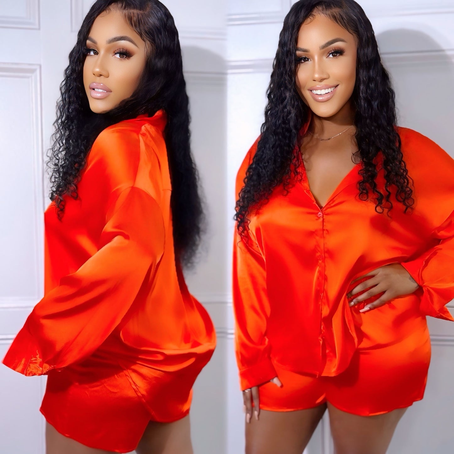 Satin Lounge Set Mango
