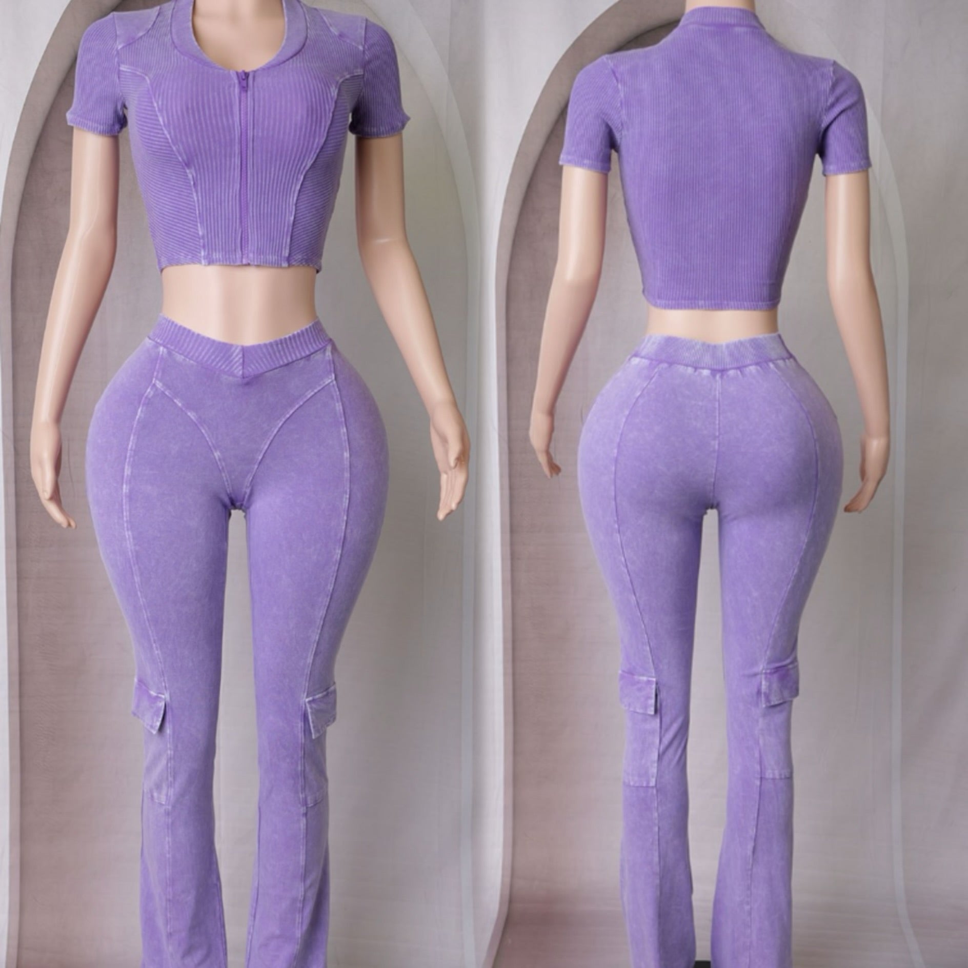 Mineral Zip Set Lavender