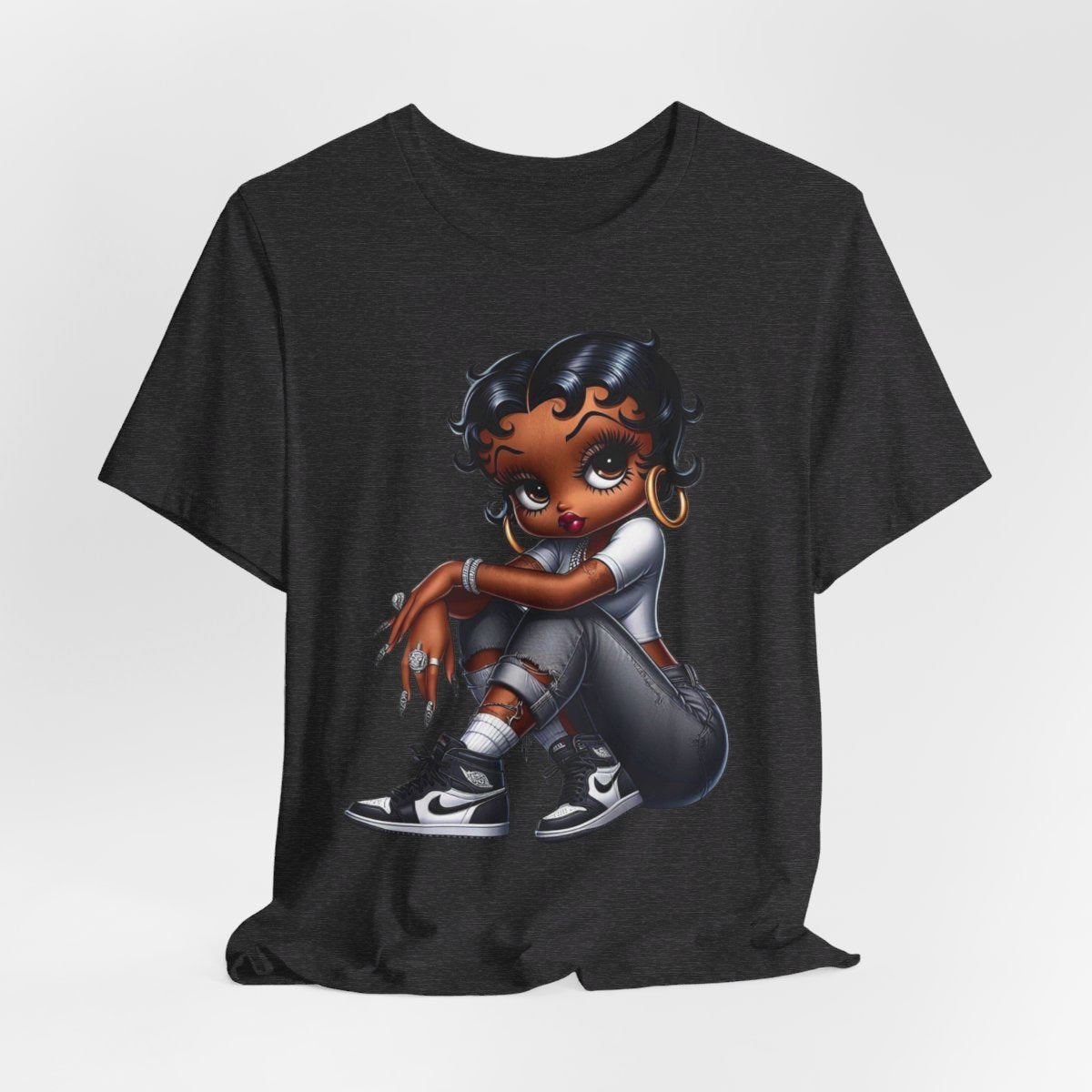 Sneaker Chic Dark Heather Grey
