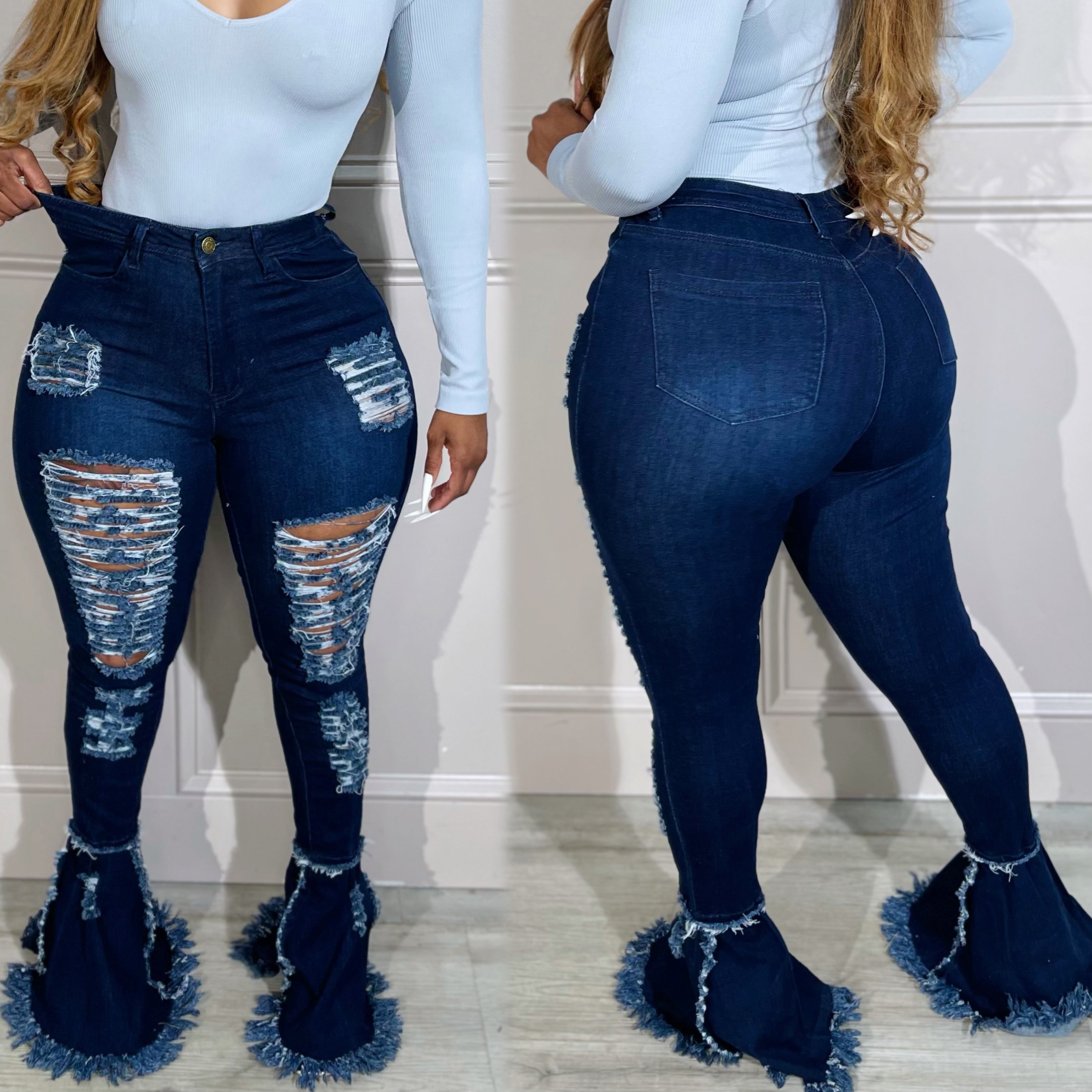 Halo Distressed Jeans