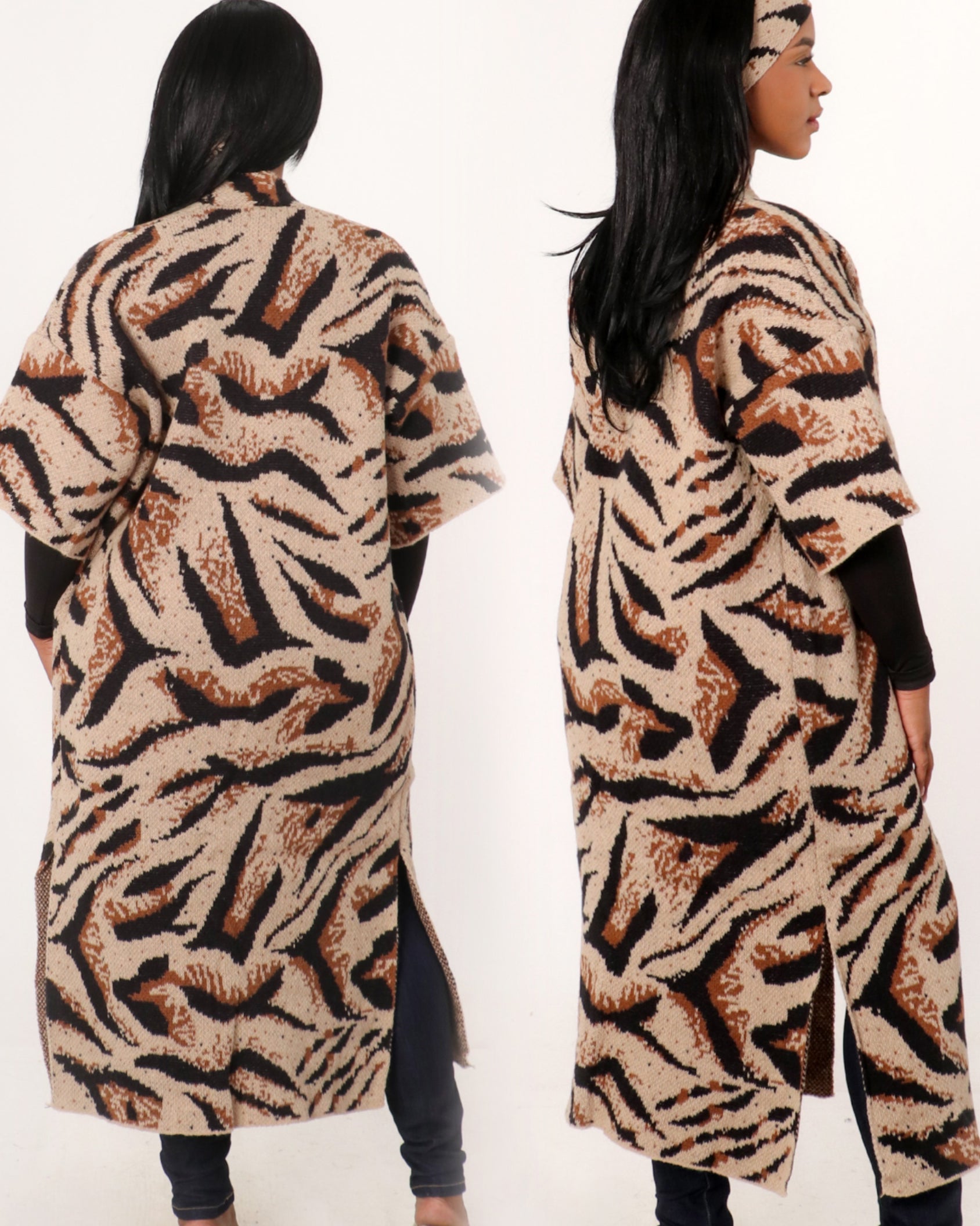 Headwrap Kimono Set