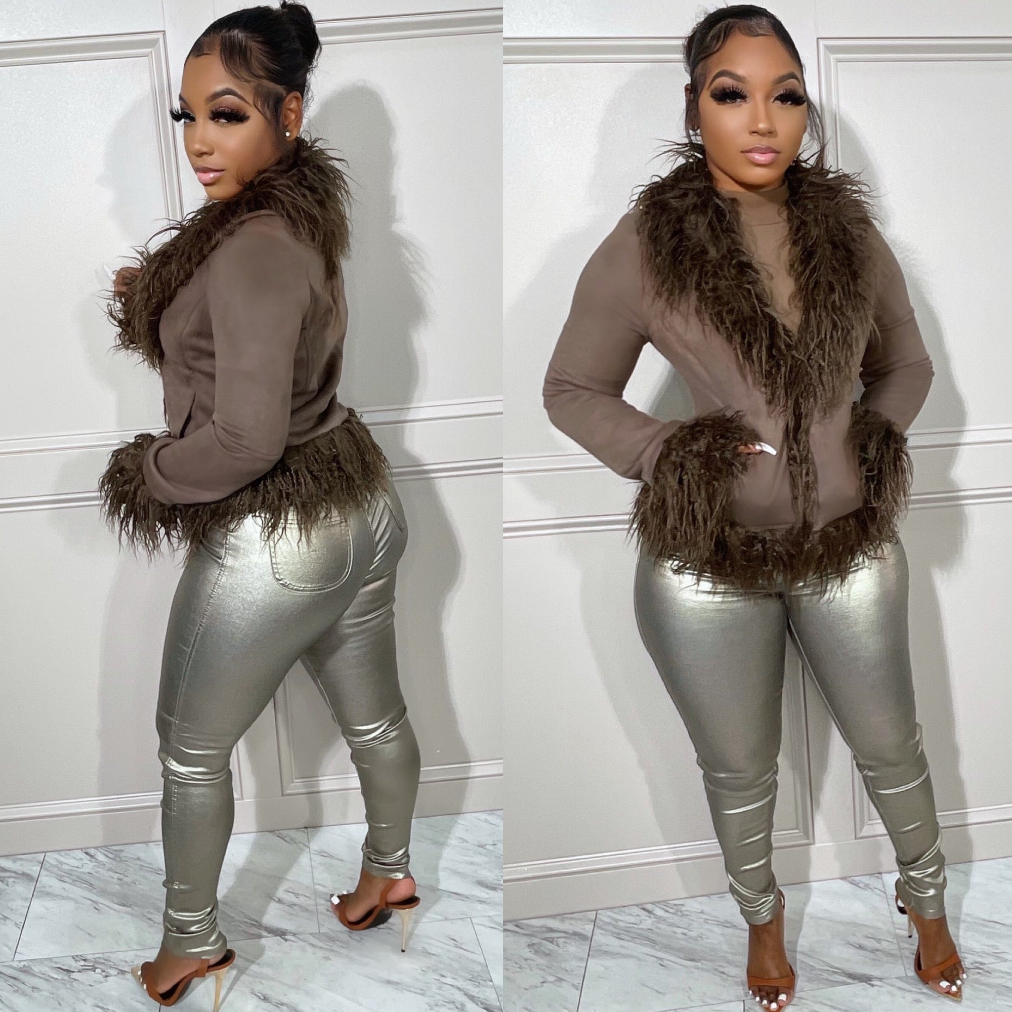 Fur Trim Jacket