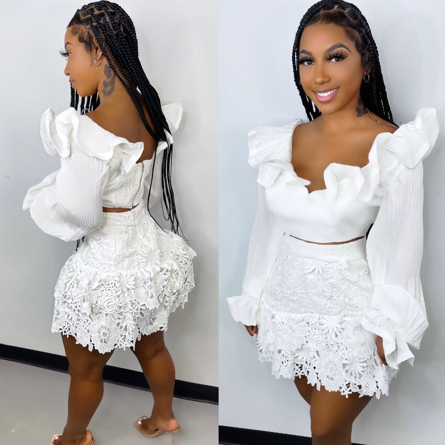 Vintage Ruffle Set
