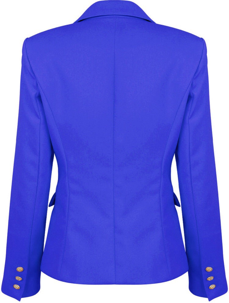 Milan Double Breast Blazer Royal