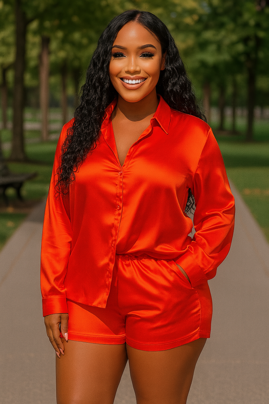 Satin Lounge Set Mango