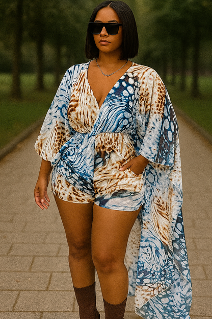 Draped Resort Romper