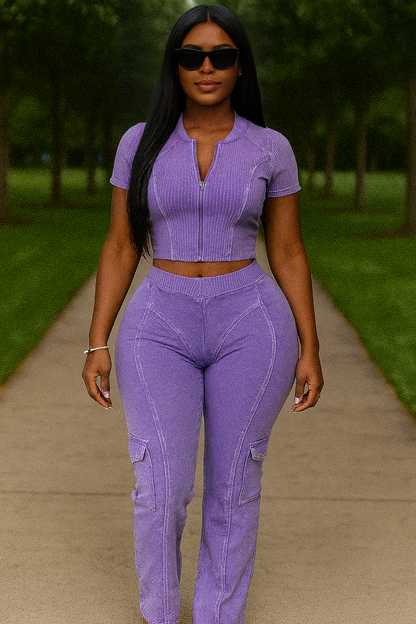 Mineral Zip Set Lavender