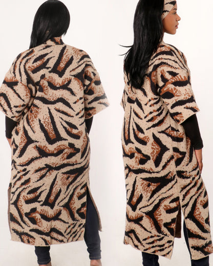 Headwrap Kimono Set