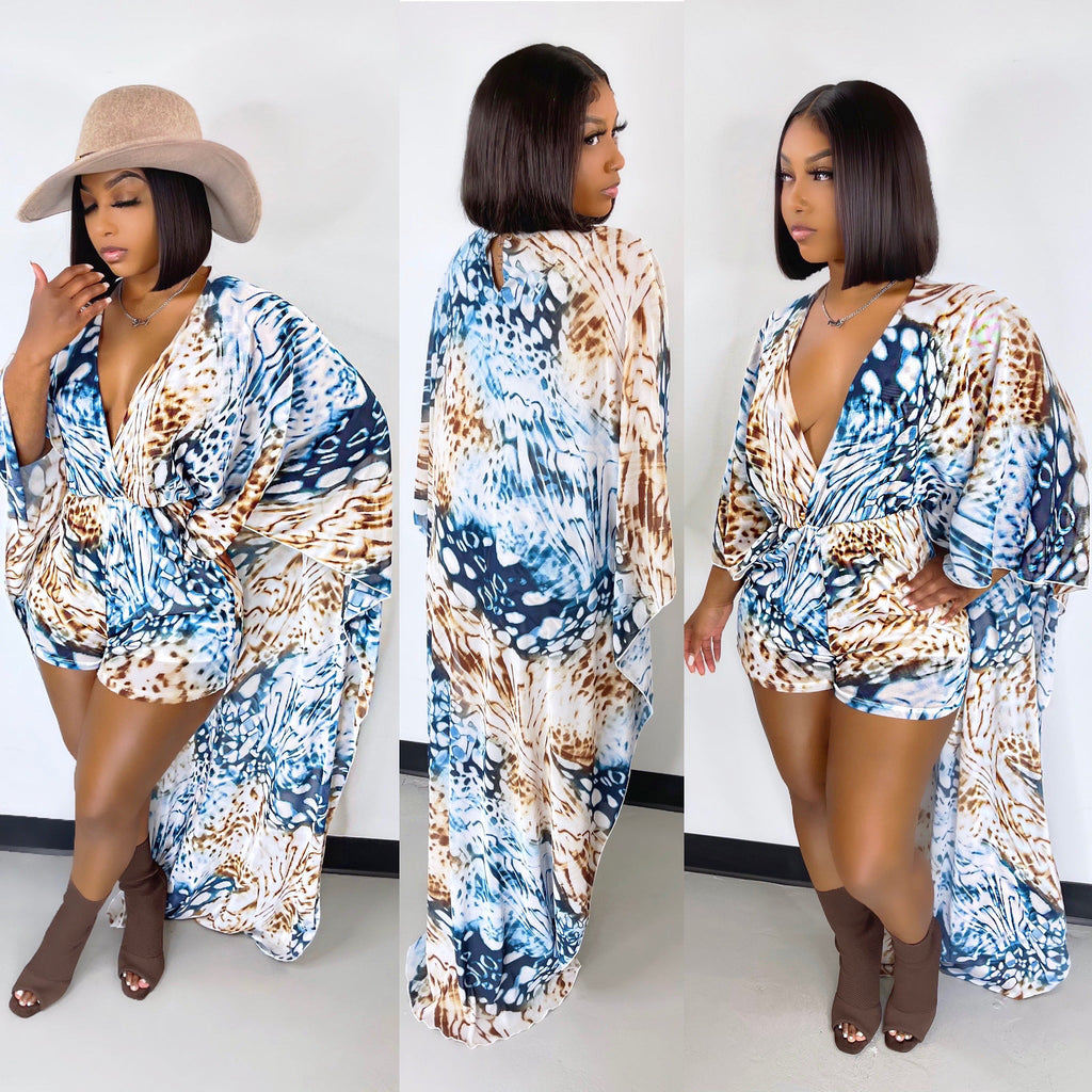 Draped Resort Romper