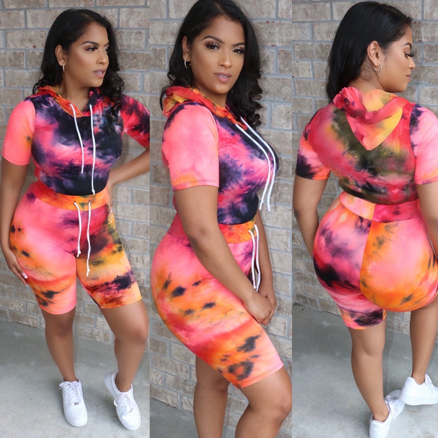 Tie-dye Hoodie Set Jupiter