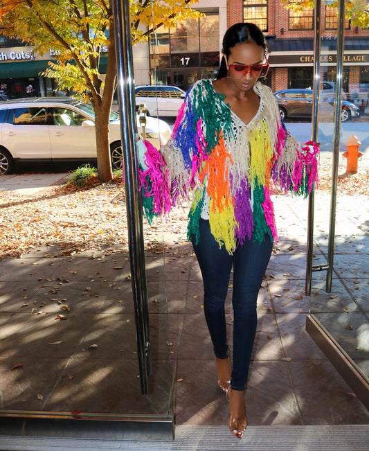 Fab Fringe Cardigan