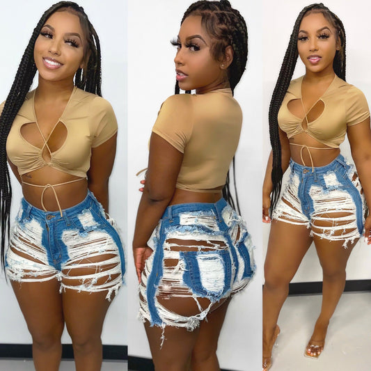 Triple Shredded Shorts